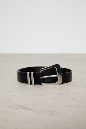 Bennet Belt Black and Silver