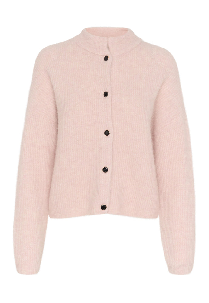 Alpha Cardigan Rose Grey Melange